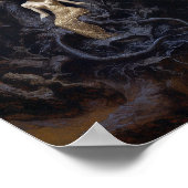 デモンスダークファンタジーゴシックゴシック美術 ポスター (角)