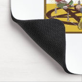 デモンズレトロヴィンテージホラー マウスパッド (コーナー)