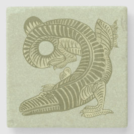 デモーガンズアリゲーターマーブルストーンコースター ストーンコースター