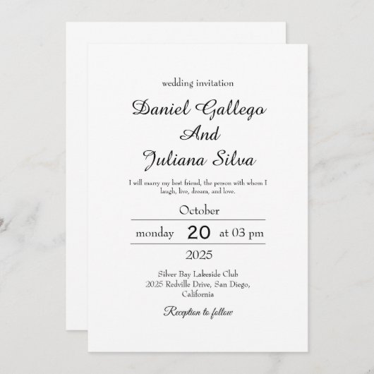 デモ11招待状 招待状 (正面/裏面)