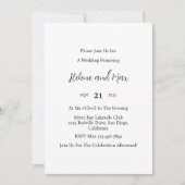 デモ1 招待状 (正面)