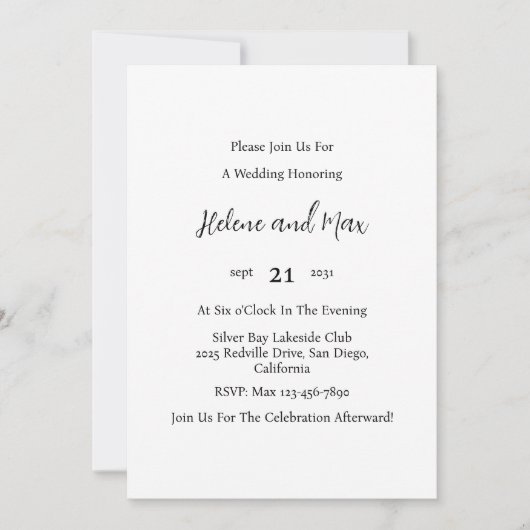 デモ1 招待状 (正面)