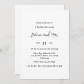 デモ1 招待状 (正面/裏面)