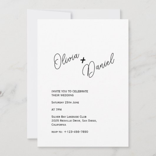 デモ3招待状 招待状 (正面)