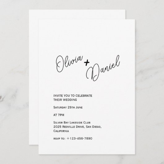 デモ3招待状 招待状 (正面/裏面)