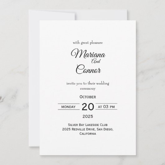 デモ4招待状 招待状 (正面)