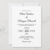 デモ7招待状 招待状 (正面)