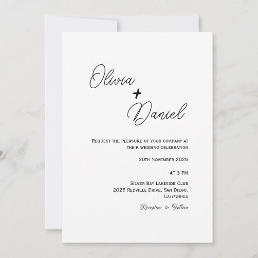 デモ8招待状 招待状 (正面)