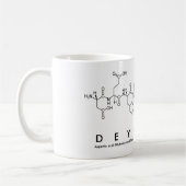 デヤニラペプチド名mug コーヒーマグカップ (左)