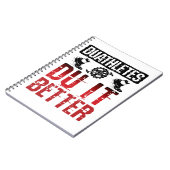 デュアスロンおもしろいデュアスリートより良い ノートブック (左側)