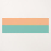 デュアルアクアオレンジパステルヨガマット ヨガマット (正面(横))