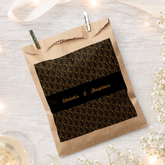 デュアルエレガント誕生日ソース フェイバーバッグ (クリップ留めされた状態)