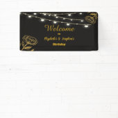 デュアルエレガント誕生日ソース 横断幕 (インサイチュ)