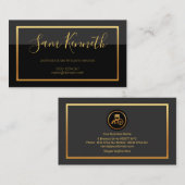 デュアルカラムトーンカラープロフェッショナル運転手 名刺 (正面/裏面)