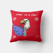 デュアルカラー7月4日スペシャル装飾用クッション クッション (裏面)