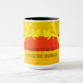 デュアルケーブルショベル運転技術者南西 マグカップ (中央)