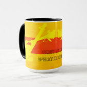 デュアルケーブルショベル運転技術者南西 マグカップ (正面左)