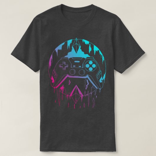 デュアルゲーマーコントローラフォース Tシャツ (デザイン正面)