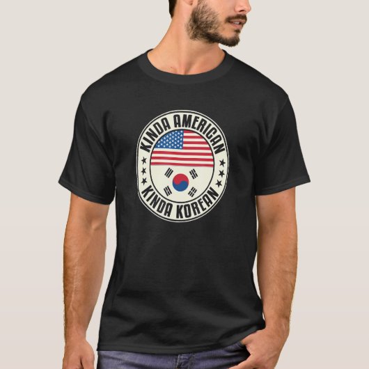 デュアルシチズンシップアメリカ韓国アメリカF Tシャツ (正面)