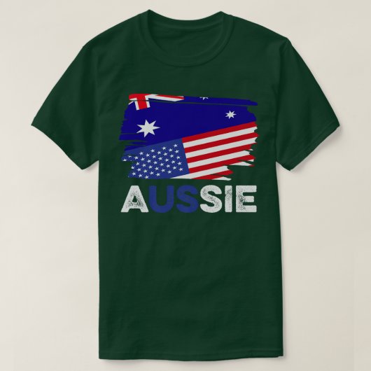 デュアルシチズンシップオーストラリア米国市民 Tシャツ (デザイン正面)
