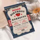 デュアルジョイント ダブル バースデー BBQ サマー バーベキュー 招待状