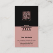 デュアルトシンプルーンヘアスタイリスト10%オフ 割引カード (裏面)