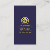 デュアルトーフェイクン金ゴールド株価指数の波の財務 名刺 (裏面)