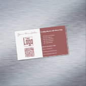 デュアルトーンエレガンス:プロフェッショナルヘアサロン マグネット名刺 (インサイチュ)