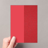 デュアルトーントマトレッドアクリル招待状(カスタム) アクリル招待状 (インサイチュ (ポータブル))