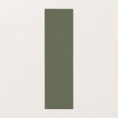 デュアルトーンモスグリーン折り畳みカード – カスタマイズ可能 名刺 (内部フラット)