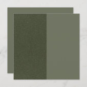 デュアルトーンMossグリーンスペックルノートカードカスタマイズ-  ノートカード (正面/裏面)