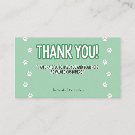 デュアルパーパスカード 名刺 (正面)