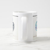 デュアルフィッシュシルエットシッパー ジャンボコーヒーマグカップ (裏面)