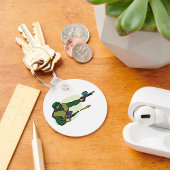 デュアルマーカー付きペイントボールプレーヤーのアクションスポーツ キーホルダー