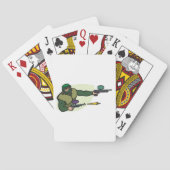 デュアルマーカー付きペイントボールプレーヤーのアクションスポーツ トランプ (裏面)