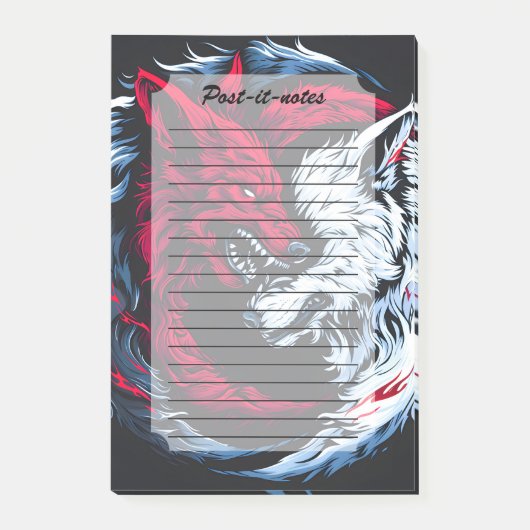 デュアルワイルドルナウルフ ポストイット (正面)