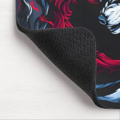 デュアルワイルドルナウルフ マウスパッド (コーナー)