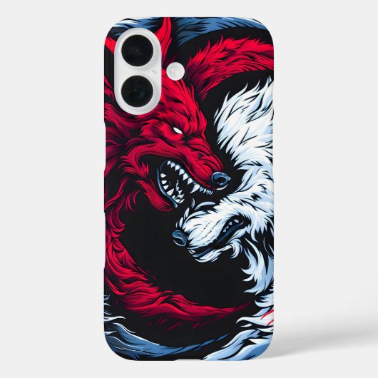 デュアルワイルドルナウルフ Case-Mate iPhoneケース (裏面)