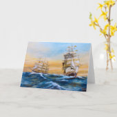 デュアル交差カード カード (黄色い花)