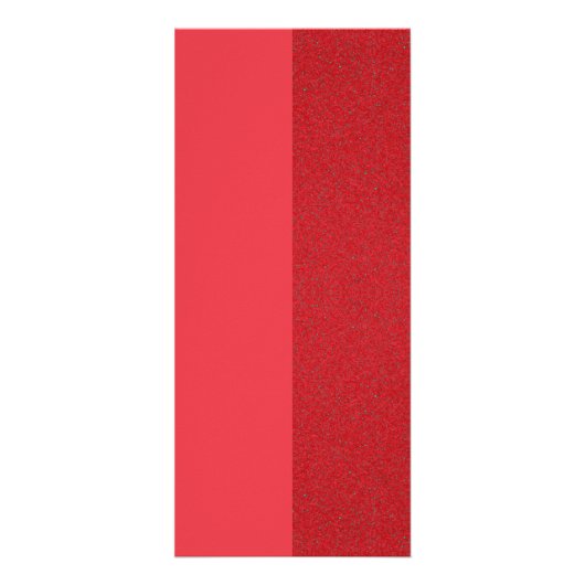 デュアル仕上げ4"×9"赤縦型ラックカード(カスタム) ラックカード (正面)