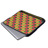 デュアル伝統ジャマイカグレナダクリスチャン聖なる書物、 経典 ラップトップスリーブ (正面下部)