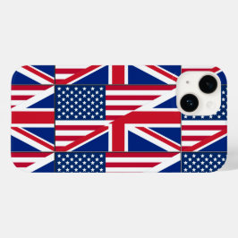 デュアル市民アメリカおよびイギリス国旗Case-Mate iPh Case-Mate iPhone 14ケース