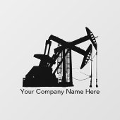 デュアル油ポンプ装置 – ブラックカラー ウィンドウサイン (シート)