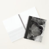 デュアル組成グレー半空白の幅/ワイド罫線  ノートブック (内部)