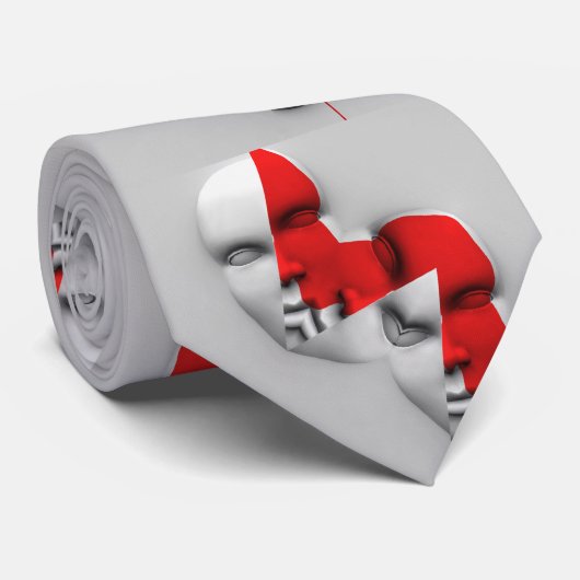 デュアル顔マスク ネクタイ (ロール)