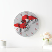 デュアル顔マスク ラージ壁時計 (ホーム)