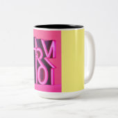 デュアルHueエレガンス： 2トーンマーベルマグ» ツートーンマグカップ (正面右)