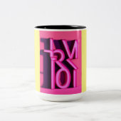 デュアルHueエレガンス： 2トーンマーベルマグ» ツートーンマグカップ (中央)