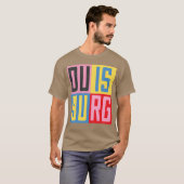 デュイスブルク市デザイン友達 Tシャツ (正面フル)