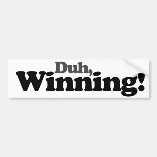 デュウ優勝 バンパーステッカー (正面)
